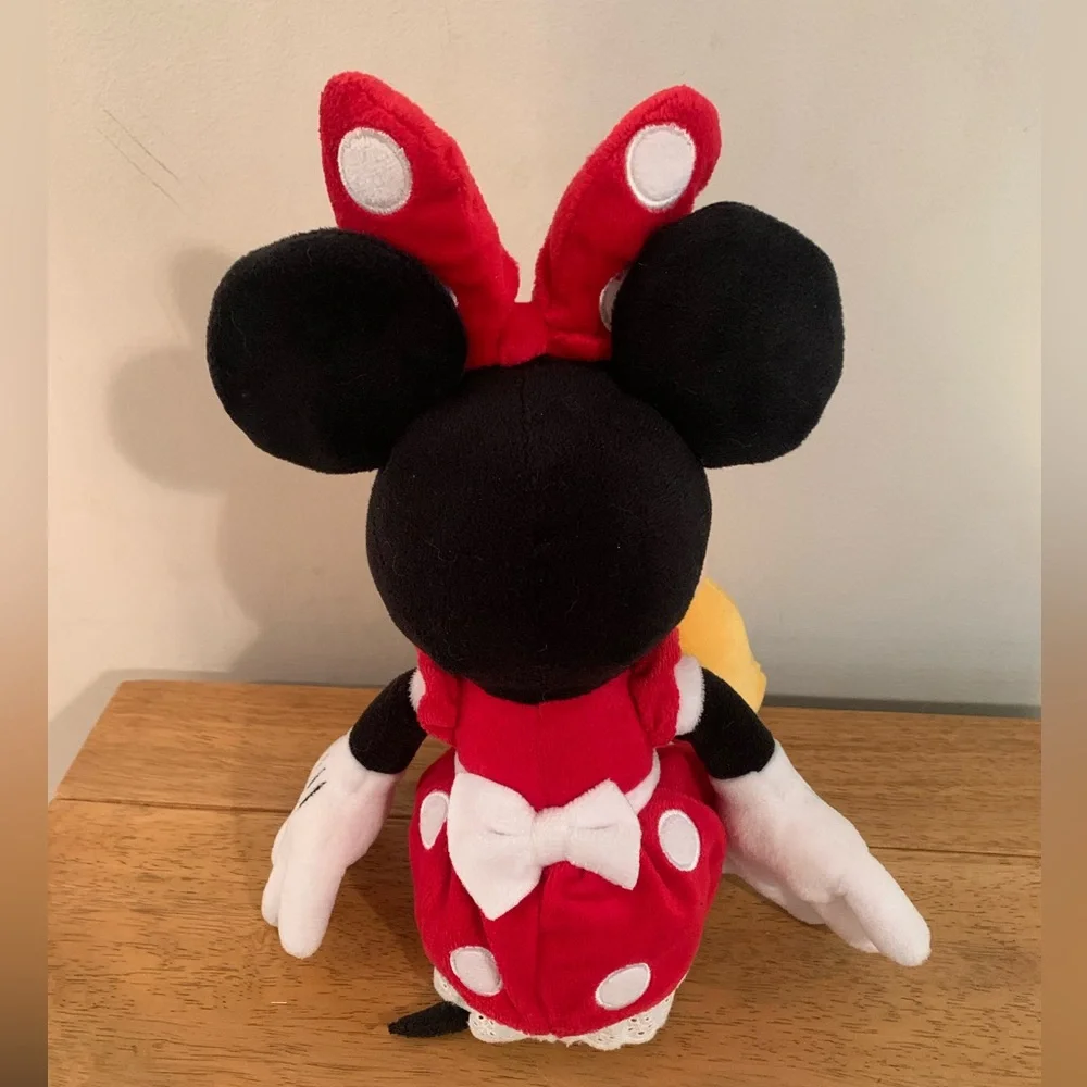 Disney Minnie Mouse plush toys featuring red polka dot dresses 14 inch